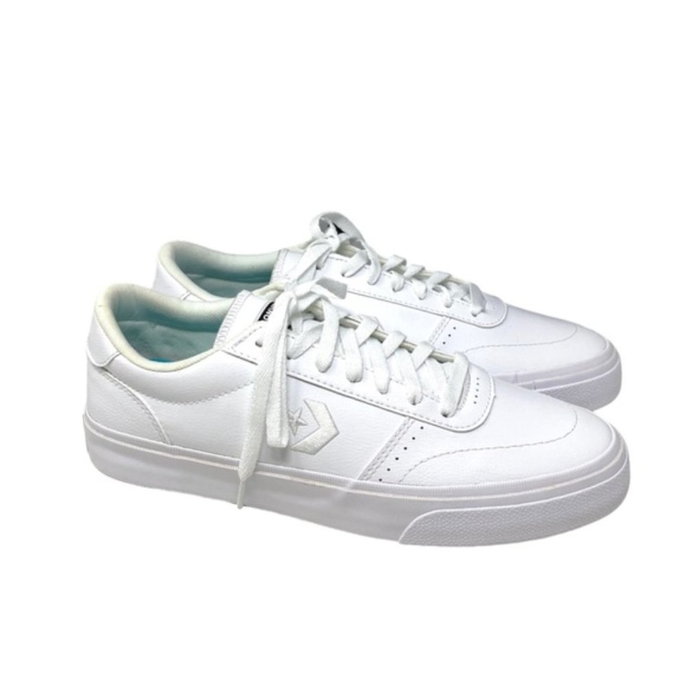 Converse Boulevard OX Low Top White Men’s Leather Casual Sneakers Size 170428C - Picture 5 of 12